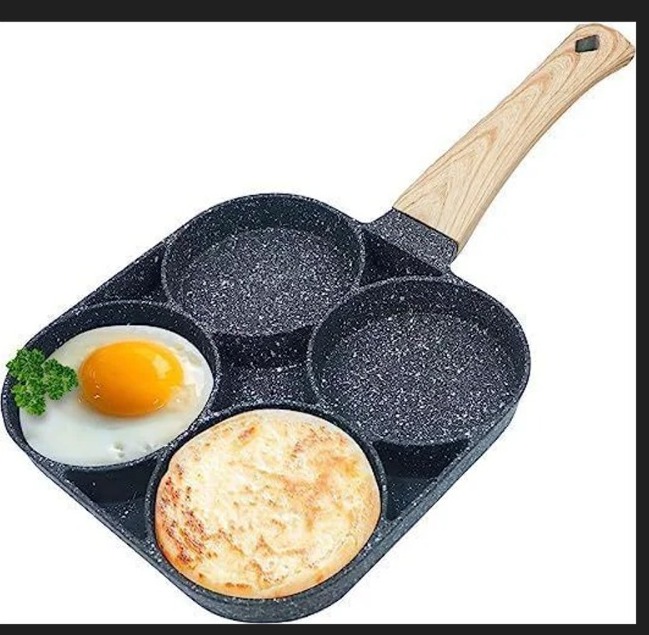 synmore 4 hole non stick pan