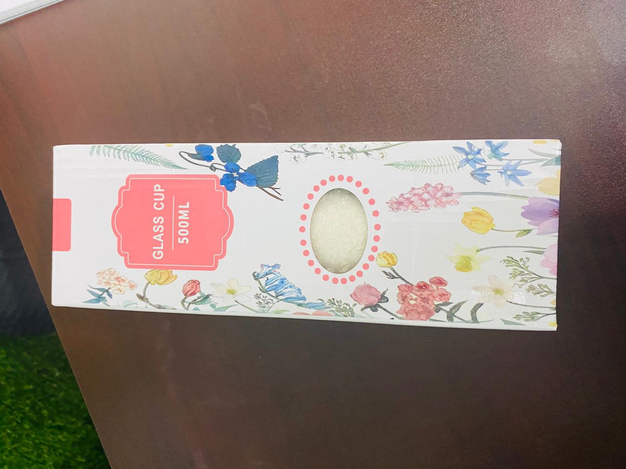 Glass Cup 500ml - Hot And Cool Water Bottle BT501-BT502(NM26Jan)