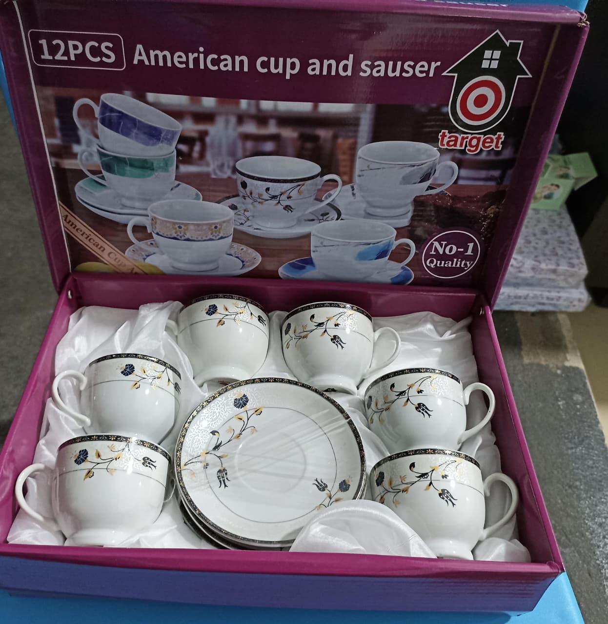 American Cup &amp; Saucer Set