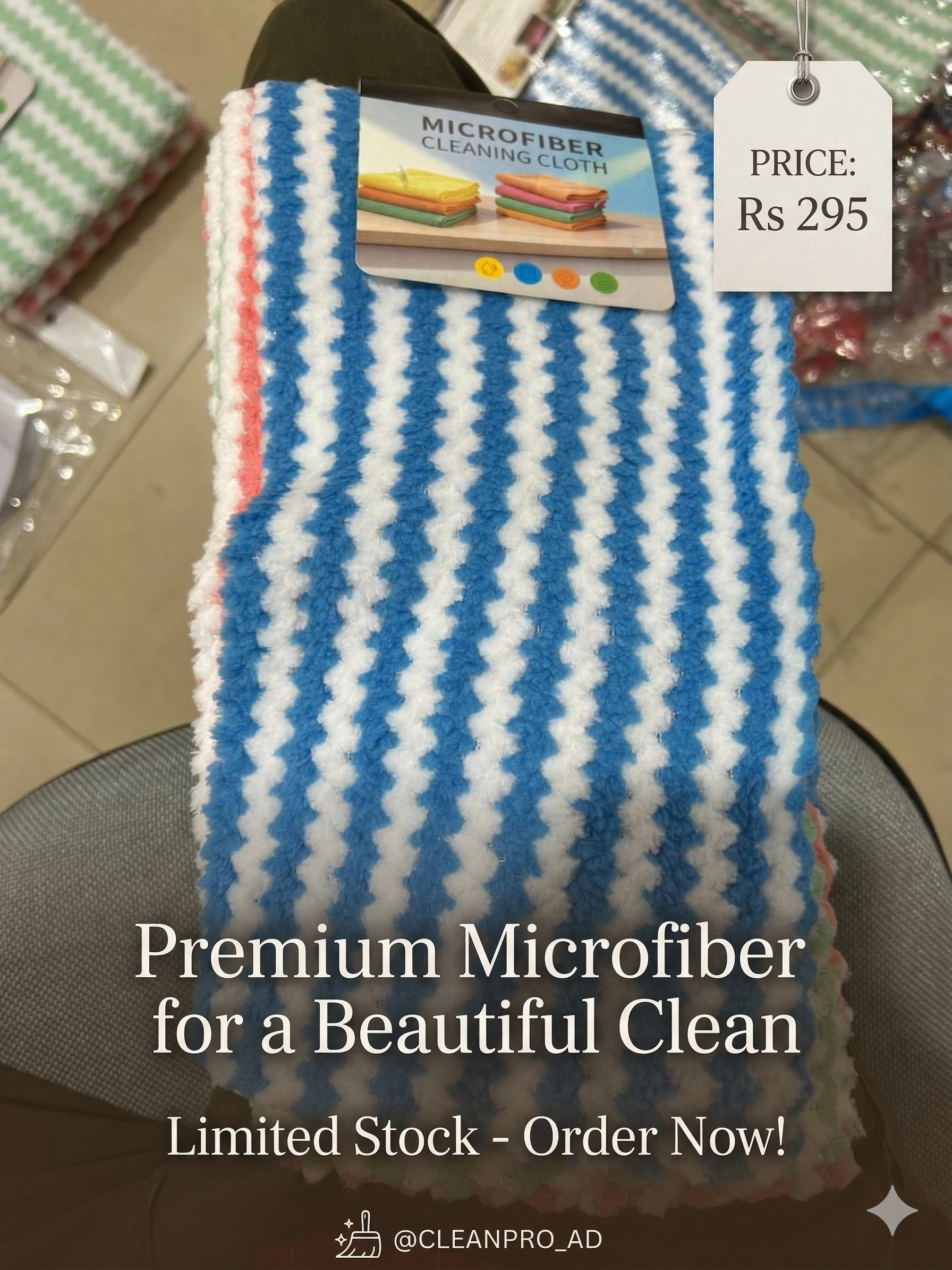 5Pcs Micro Fiber Kitchen Cloth Set